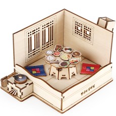 YoungModeler 英工房 韓國餐桌 3D立體拼圖, 混合顏色, 1個