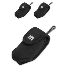 monZA 極簡氯丁橡膠球袋 C24319, 3個, 黑色