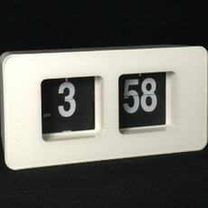 Roiwing 翻頁復古桌鐘, 白色