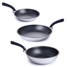 알텐바흐 인덕션 헥사 통5중 프라이팬 세트 3개, 혼합색상, 프라이팬 22cm + 프라이팬 30cm + 궁중팬 30cm, 1개