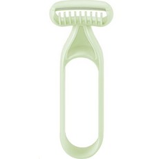 미빌 논슬립 핸들 여성용 면도기 그린, 1개입, 1개