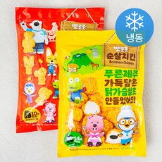 뽀로로 치킨너겟 500g + 뽀로로 순살치킨 500g 세트 (냉동), 1kg, 1세트