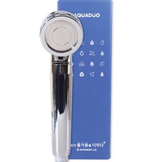 AQUADUO 增壓過濾蓮蓬頭 SF-300A, Chrome, 1個