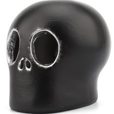 PEONIST 發呆骷髏燭臺 蠟燭架, 黑色