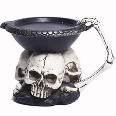 PEONIST 搔頭骷髏燭台 居家裝飾 蠟燭台, 單一顏色