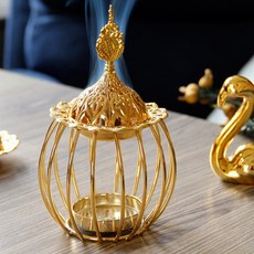 JNJ Minimal Birdcage 小燭台, 金色