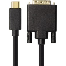 Soltop USB C 型 FHD 60HZ Netflix 鏡像 DVI 電纜 SOLTOP-935, 1個, 1.8m, 混色
