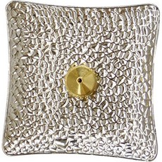 P31 方形簡約線香座托盤, 銀色