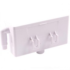 Mimineaqua 魚缸奈米簡約上部過濾器 白色 含軟管和過濾棉, 1個