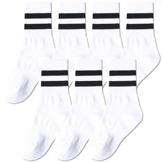 노디자인 착용감 좋은 데일리 투링 크루 삭스 7켤레 세트