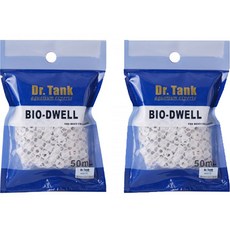 Mimine Aqua Fish Tank Doctor Tank 陶瓷環過濾介質 50ml, 2個