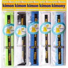 KIMONY 孔洞螺旋握把布 KGT119 5入, 隨機出貨, 1套