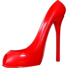 Yetta Yagi Com In Ruke高跟鞋紅酒架, 紅色, 1個