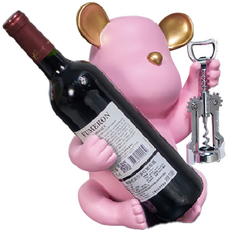 Yettayeogi Come In Luke 北歐裝飾架 紅酒架, 粉紅色, 1個