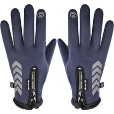 Zzinnomargin 冬季釣魚手套 雙手組, 05 B型 海軍藍