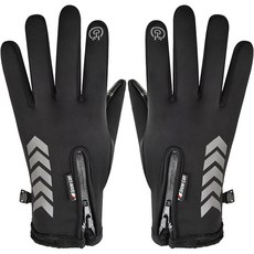 Zzinnomargin 冬季釣魚手套 雙手組, 03 Type B 黑色