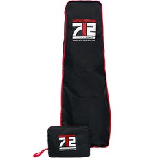 Seventy Two 高爾夫球袋航空保護套 + 收納袋, 黑紅色
