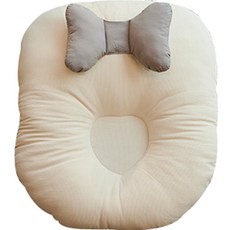 베이비스토리 나비베개 역류 방지 쿠션, 안심그레이