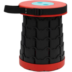 A-BERN 手風琴露營折疊椅, 紅色