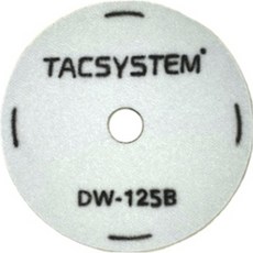 TAC System 雙作用拋光機專用墊 DW-125B, 白色, 1個
