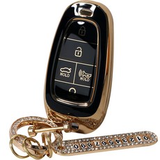 벤오토 자동차 키케이스 세트, 블랙, JH-HH5 (현대5버튼)