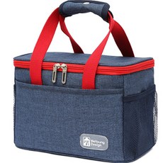 소니오 아웃도어 단열 도시락 휴대가방 소형, 04 청색, 1개