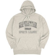 AiR Plane 曼哈頓字母印花Oversize連帽T恤