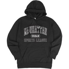 AiR Plane 曼哈頓字母印花Oversize連帽T恤