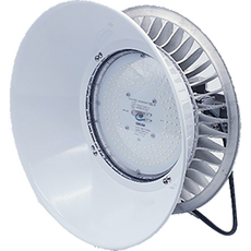 歐司朗直流型三星芯片鎮流器鍊式 LED 工廠燈泛光燈 150W+白色燈罩套組, 1套