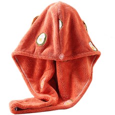 Trademe 乾髮巾 80g, 1個, 橘色