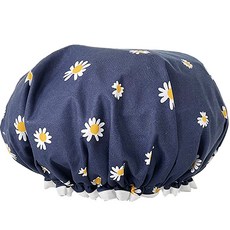 트레이드미 귀여운 캐릭터 샤워캡 28 x 30 cm, 네이비, 1개