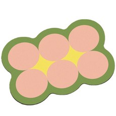 復古圓點玄關浴室地墊, 03