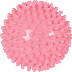 便攜式足部按摩球 刺蝟球, 1個, 粉紅色