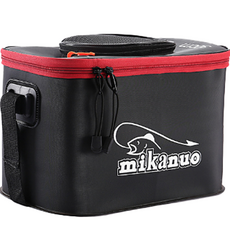 나비다 휴대용 어망 고기 보관함 30cm, 블랙