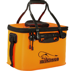 나비다 휴대용 어망 고기 보관함 35cm, 오렌지