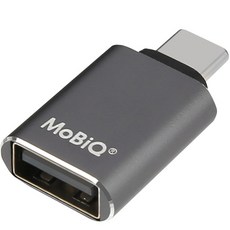모비큐 USB 3.2 C to A 10G 60W OTG 미니 젠더, EM-CTA1P, 1개