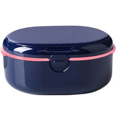 티지 교정기 케이스 대형, 블루, 1개