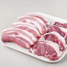 빌라스포크 무항생제 인증 한돈 두툼한 삼겹살 구이용 500g + 얇은 앞다리살 구이 / 불고기용 500g 세트, 1세트