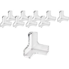 생활공식 충격 방지 모서리 안전 보호대 S, 투명, 10개