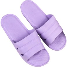 Blue Earth 運動浴室拖鞋, 紫色, 1個