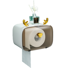 마크툴 욕실 화장지 케이스, 1개, 화이트