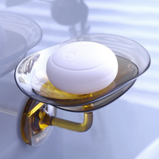 Sollit 花瓣造型室內裝飾壁掛式肥皂架, 1個, 黃色