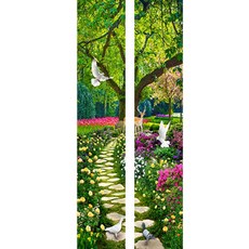 Bly Bly 門用室內裝飾壁貼 2件組, 15