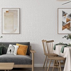 Forestin DIY粉彩自黏裝飾壁紙, 白色