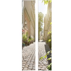 KUNIKUNI 門用室內裝飾貼紙 2入, 11