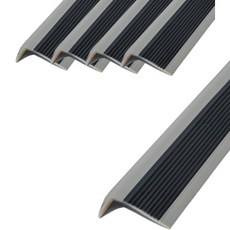 DTree 黏貼式樓梯邊角保護條 黑色, 5個