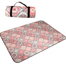 復古防水戶外露營墊, TYPE 04