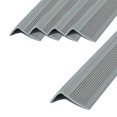 DITREE 黏貼式樓梯邊角保護條 1m 灰色, 5個