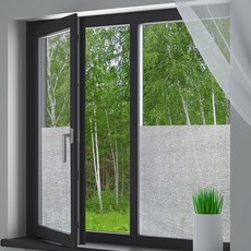 DEKOREA 可重複使用 僅用水即可黏貼的無痕窗貼, 傳統韓紙(MUZ-010), 90cm x 25m