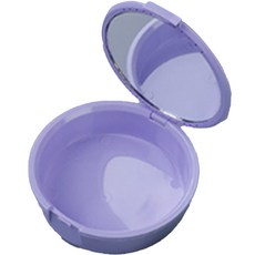 City 附鏡子維持器收納盒 紫色, 1個, 1入
